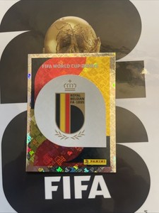 Panini FIFA World Cup 2026 Sticker Belgium Club Badge Hologram