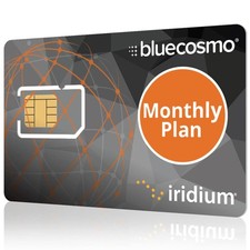 BlueCosmo Iridium Satellite Phone - Global SIM Monthly Plans, 1: Plan