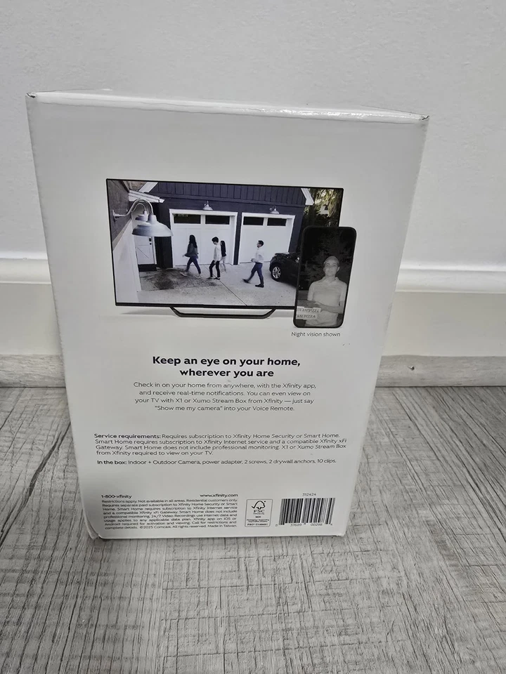 XFINITY Cámara Interior + Exterior Nuevo Sistema de Seguridad Detector de Movimiento de Audio de 2 Vías Foto 3 de 4