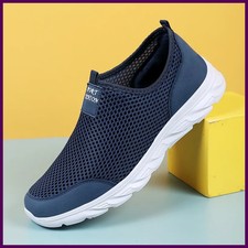 Men Lightweight Slip-On Casual Sneakers Breathable Anti-Slip Outdoor