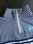 NWOT Pebble Beach Toddler 1/4  Zip by Garb Navy White Striped 3T — photo 3