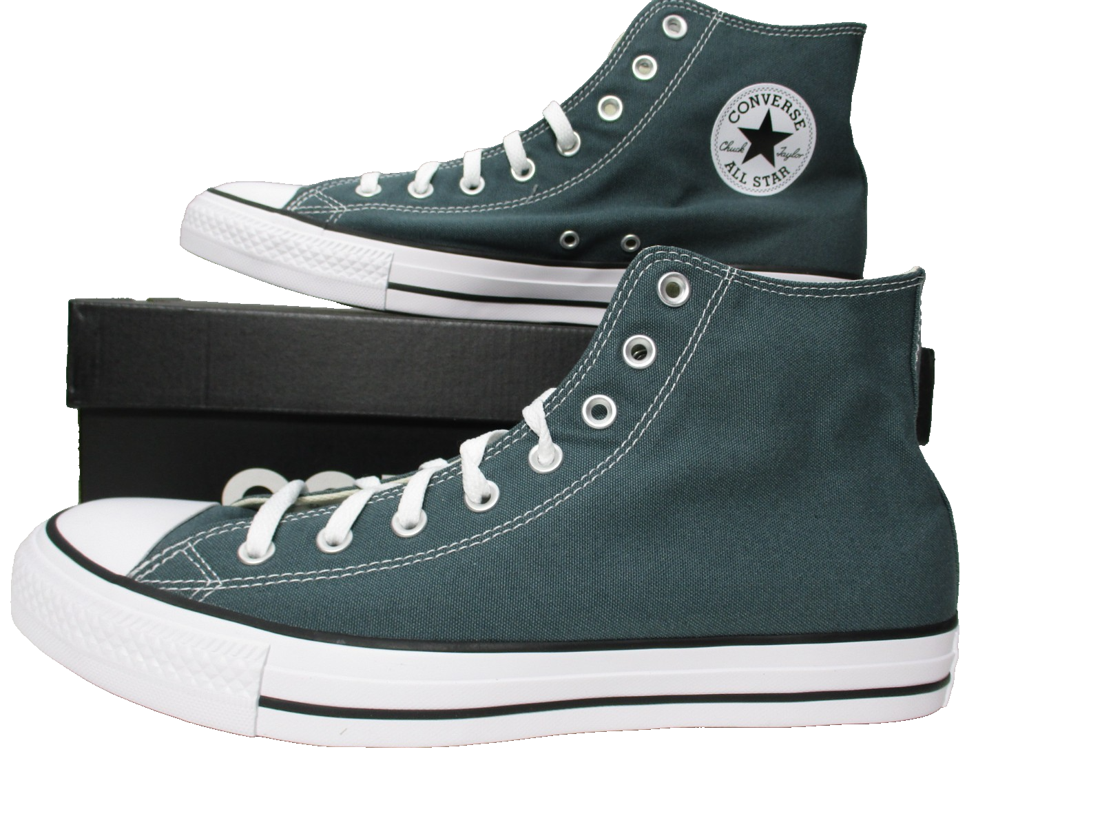 Converse All Star Chuck Taylor CTAS Hi Top Blue Green Canvas Mens Size 10.5-image