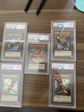 Exodia The Forbidden One Complete Set YGLD PSA 9-9-8-8-8 1st Edition   