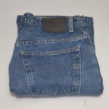 Ralph Lauren Polo Jeans Co Company Denim Pants Womens Relaxed 14 X 31 Flag Patch