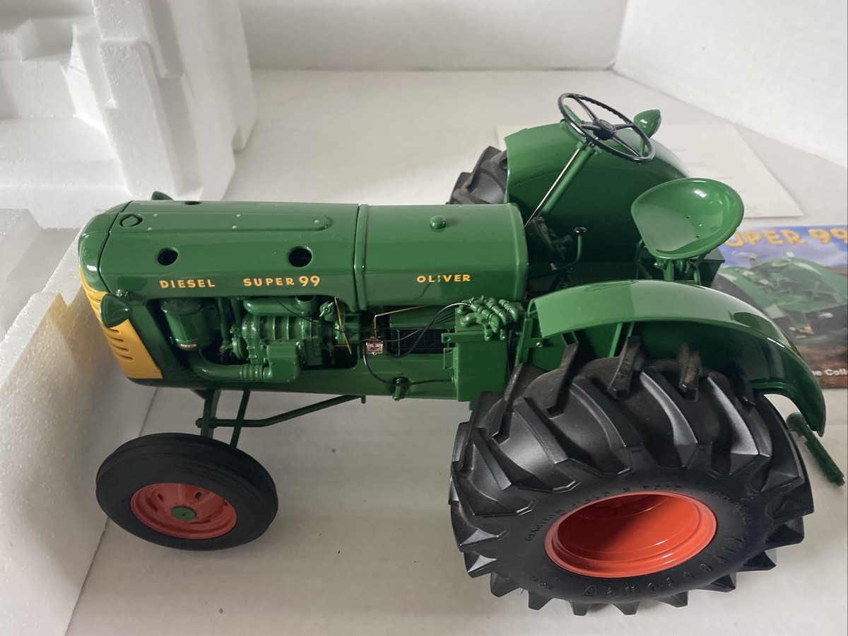 Franklin Mint The Oliver Super 99 Tractor #B11YF73 Green | eBay