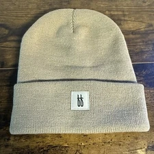 NEW Mack & Howie - FF Knit Beanie Adult OS - Beige