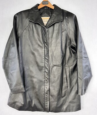 Studio Works Leather Y2K Jacket Grunge Size M Women's Classic | eBay