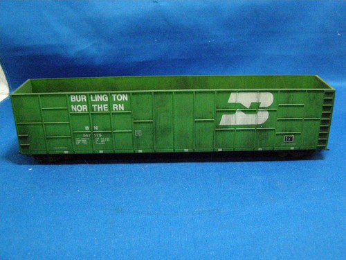 HO Scale E&C Shops 62' Woodchip Cars Dump End BN & MRL - Picture 6 of 10