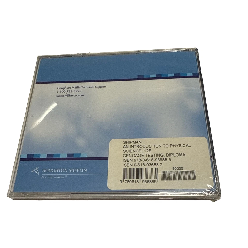 HM TESTING BROWNSTONE INTRODUCTION TO PHYSICAL SCIENCE 12E CD HOUGHTON MIFFLIN - Image 2 of 2