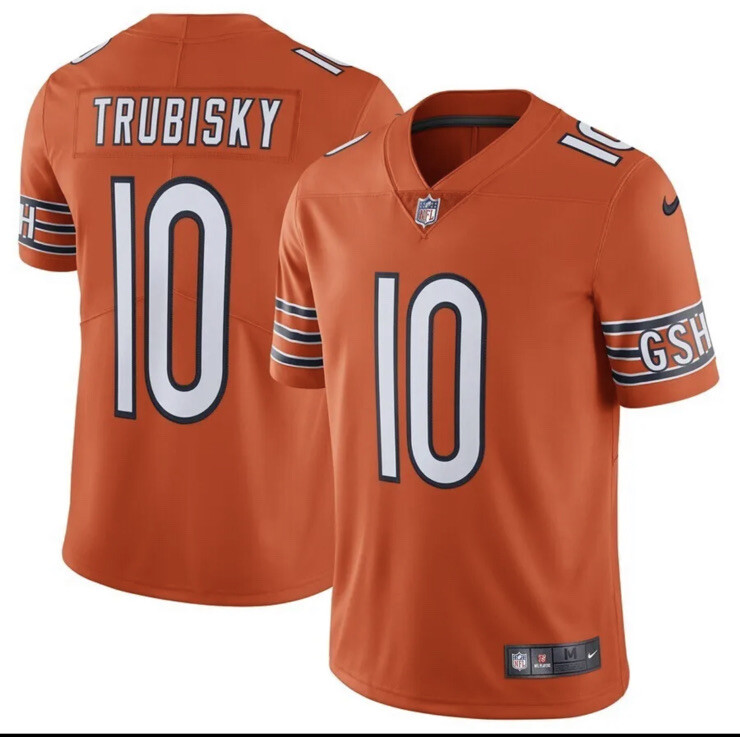 Nike Mitch Trubisky Chicago Bears Stitched Jersey Mens Sz XXL