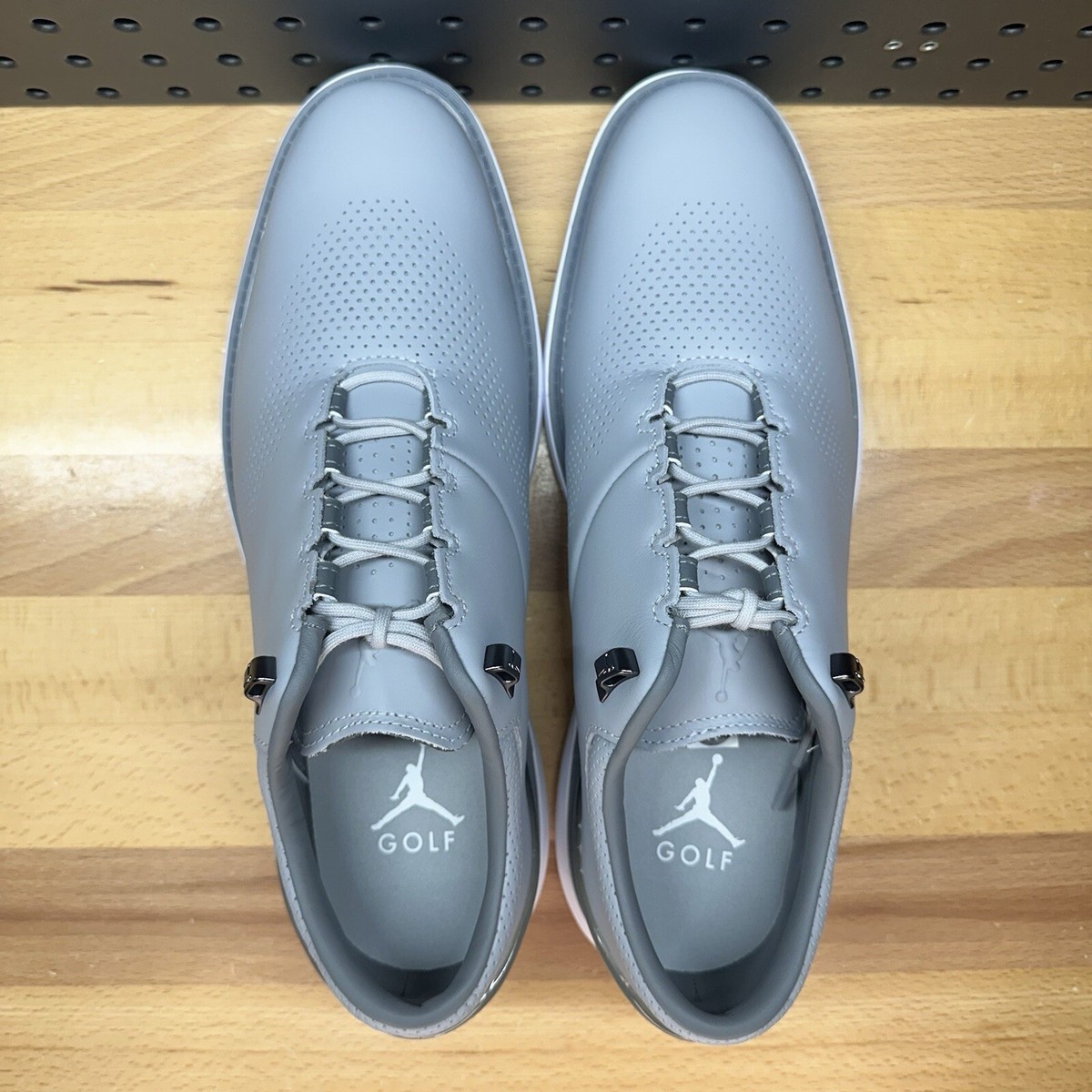 Nike Air Jordan ADG 4 Spikeless Golf Shoes Wolf Grey Cleats Men's