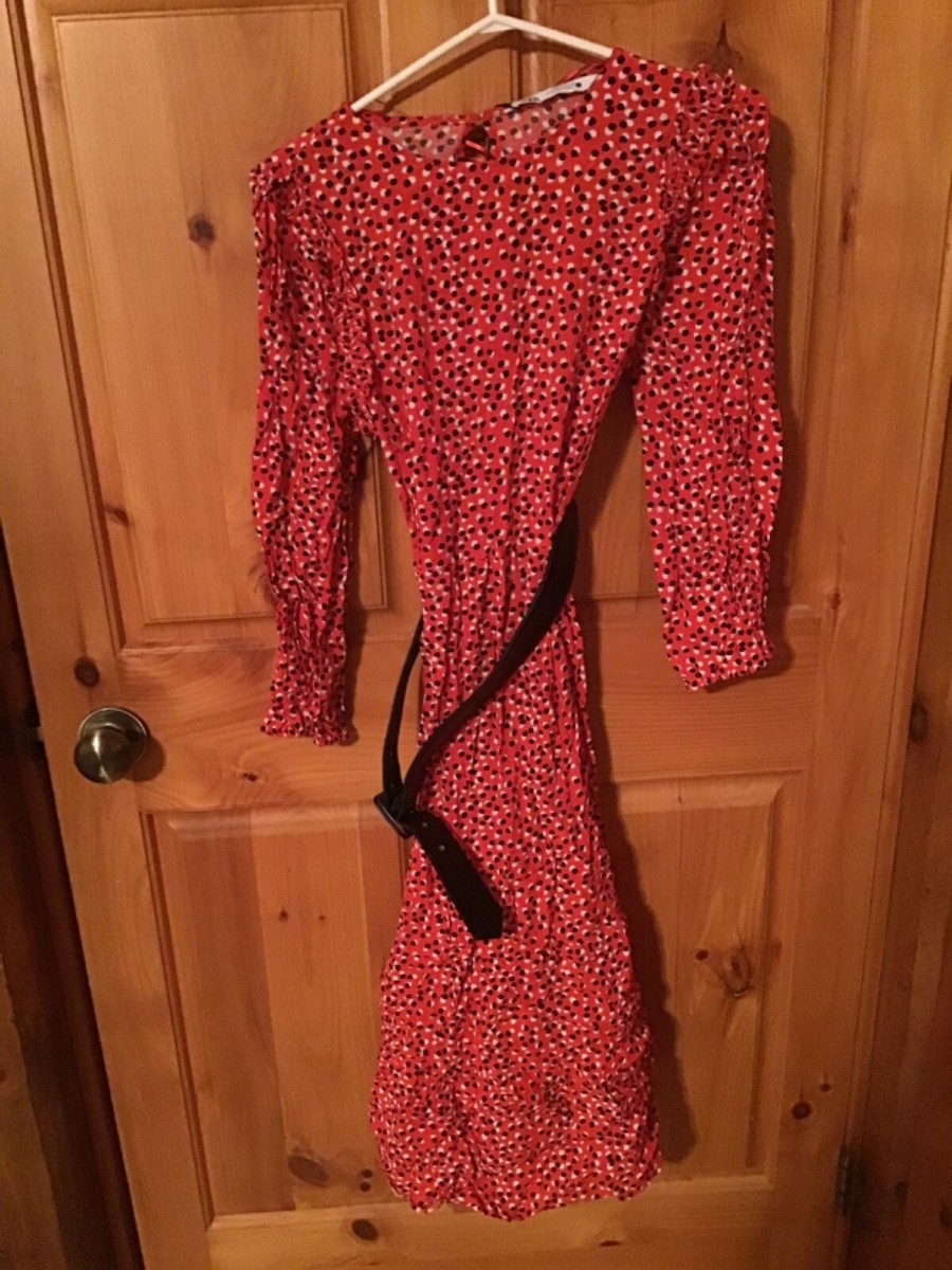 zara knee length dress ZARA Bodycon dress Gray Knee length Size