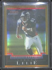 2004 Bowman Chrome Gold Refractor Rookie #57 Ashley Lelie No 45 of 50