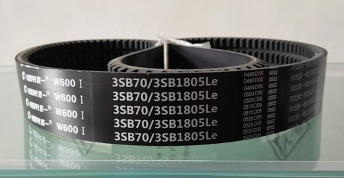 1PCS NEW FIT FOR triangle belt W600 black one tooth 3SB70/3SB1805Le belt - Afbeelding 3 van 3
