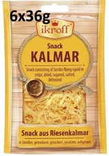 Tintenfischstreifen - Original (6 x 36g Pack)  IKROFF Кальмар оригинальный