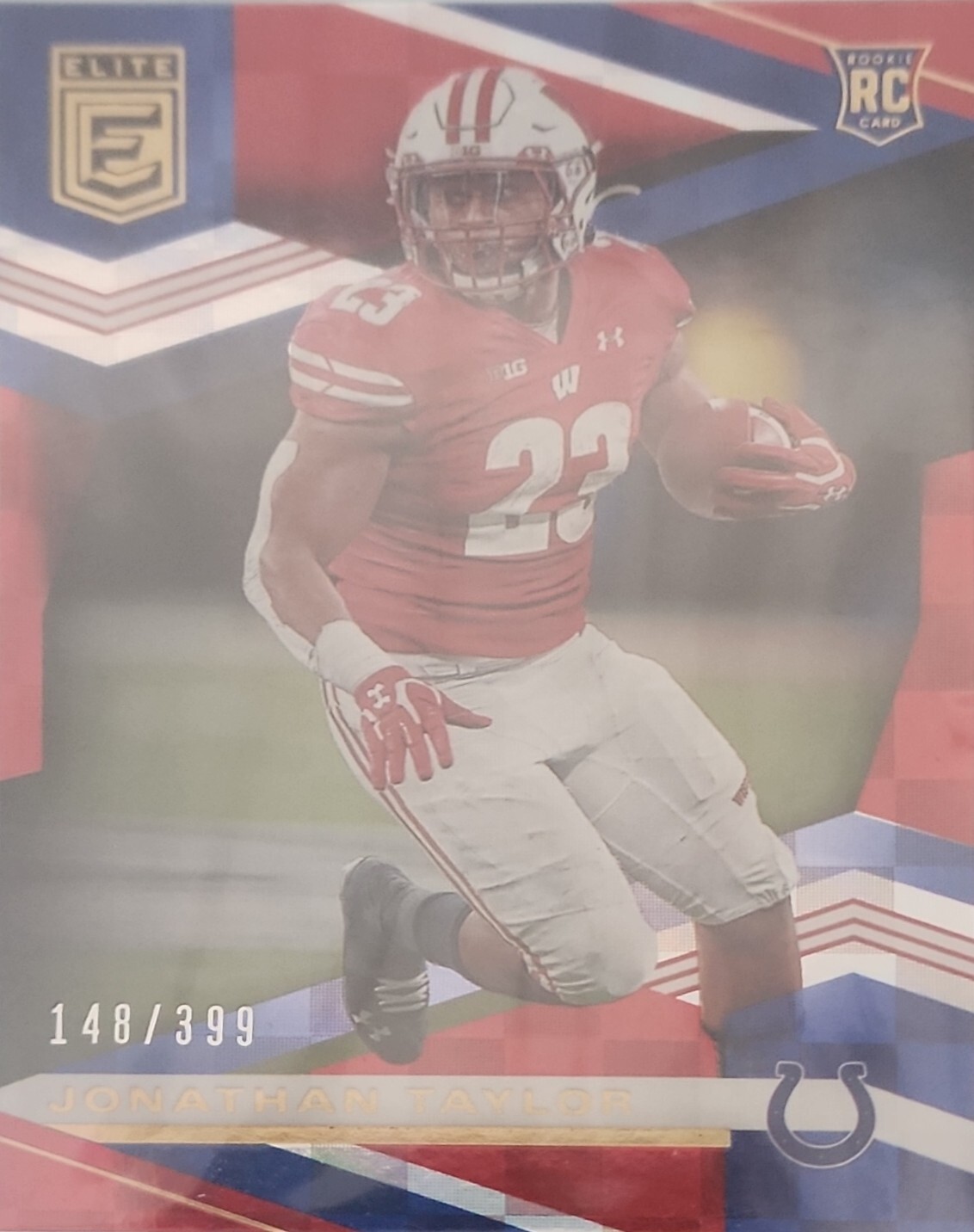 2020 Donruss Elite #110 Jonathan Taylor Red 148/399 Rookie Card Colts Mint