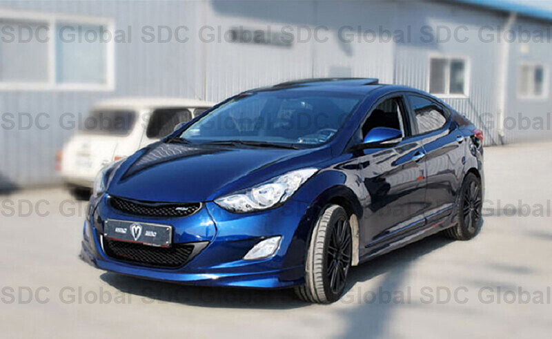 Image 51 - M&amp;amp;S Upper Grille [UNPAINTED] for Hyundai Elantra MD 2011~2013 *USA Stock*