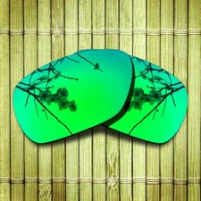 US Green Mirrored Replacement Lenses for-Oakley Plaintiff OO4057 Polarized