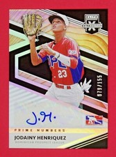 2020 Elite Jodainy Henriquez 079/155 Extra Ed Signature Prime Numbers A #189