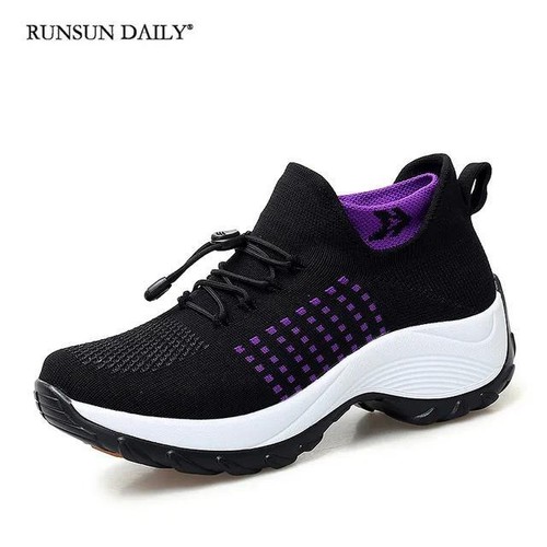 Women Ortho Stretch Cushion Sneakers Orthopedic Diabetic Running Walking Shoes - Picture 13 of 15