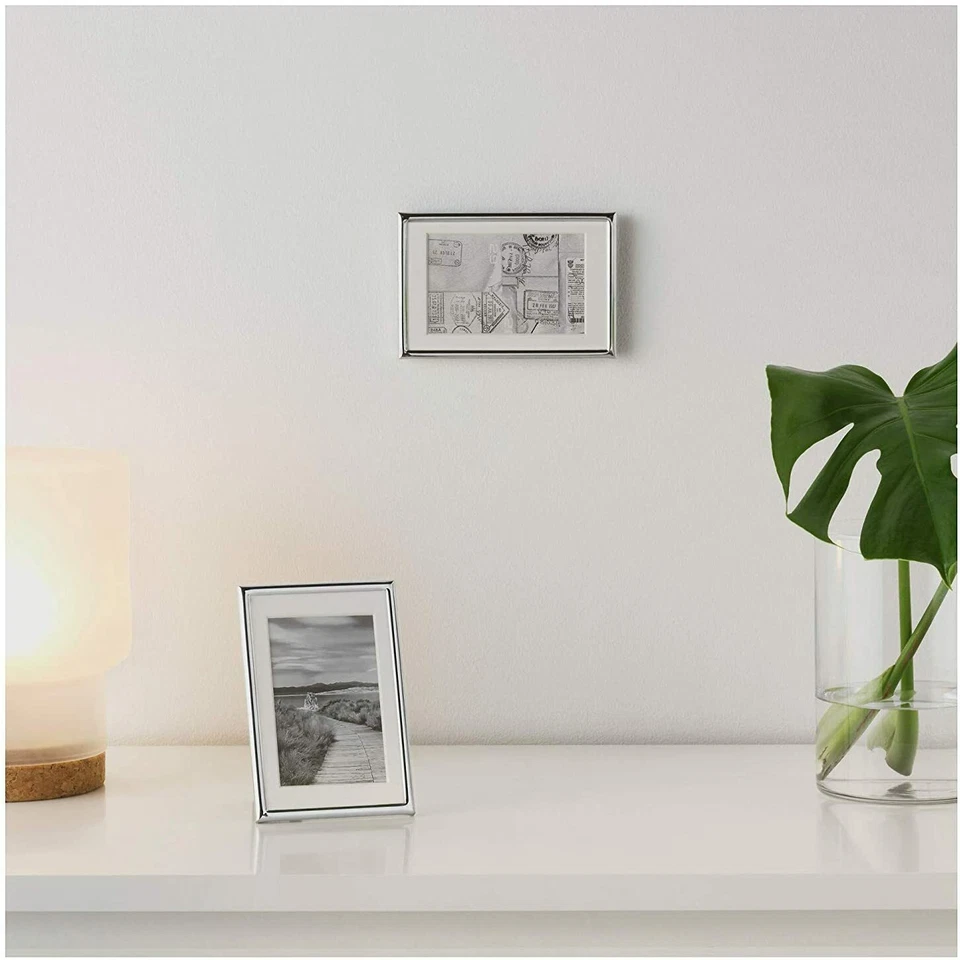 6X Marco de fotos de acero IKEA Guldboda 4x6 - Elegancia metálica para momentos atemporales Foto 2 de 4
