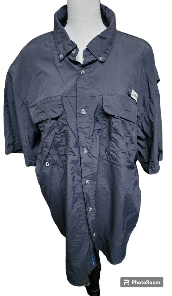 Magellan Fishing Shirt XL Black Moisture Wicking Mens Sport