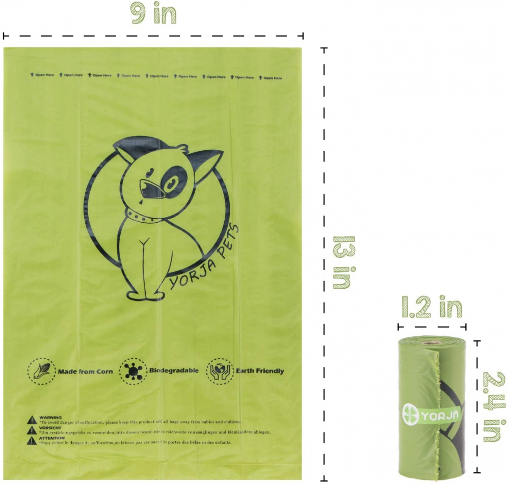 Yorja Dog Poo Bags 720 Poop Bags Extra Thick and Strong 100 Leak Proof