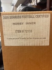 2009 Donruss Football Certified Hobby Inner Item #72133 (NEVER OPEN)
