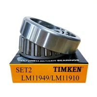 TIMKEN LM11949/LM11910 TAPERED ROLLER BEARING SET2