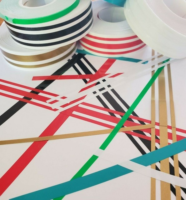 AUTOMOTIVE PIN STRIPE TAPE DETAIL PINSTRIPE SELF ADHESIVE VINYL ITALIAN