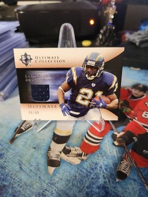 2005 Upper Deck Ultimate Collection #GJ-LT LaDainian Tomlinson Game Jersey #/99