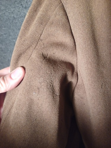 US ARMY POST WWI TO EARLY WWII ERA 3/4 LENGTH WOOL MACINAW OVERCOAT OFFICERS - Picture 12 of 15