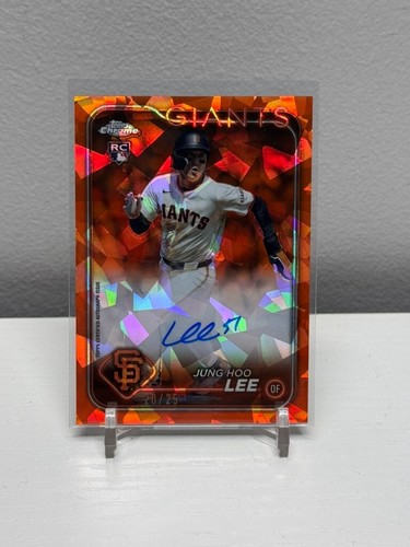 2024 TOPPS CHROME UPDATE SAPPHIRE JUNG-HOO LEE RC ROOKIE ORANGE AUTO /25 AR1