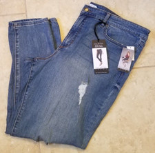 Sofia Vergara Women Midrise SOFIA Skinny Ankle Jeans Distressed Pants sz 20 NEW