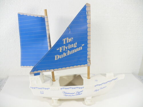 Vandermint Liqueur Flying Dutchman Sail Boat from Holland 13-1/8" in porcelain