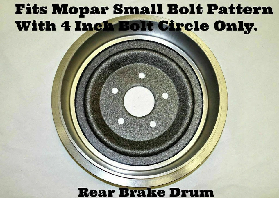 PARA Mopar. Tambor de freno Dart, Valiant, Duster 65-72 Plymouth Dodge V-8 trasero 10" Foto 2 de 4