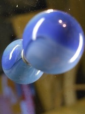 Very Nice Very Clear Crisp Clean Late60 Blue Swirls,Marble Oo6