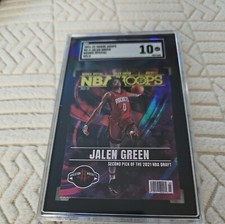 2021 Panini NBA Hoops Jalen Green Rookie Special Holo SGC 10