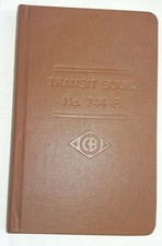 Pilote US USA WWII TRANSIT BOOK N° 744 F Charles Bruning Co US AIR FORCE NEUF