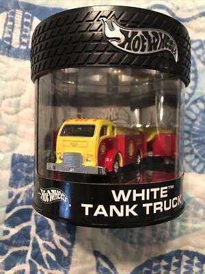 Hot Wheels Oil Can HOBBY High Test Series White Tank Truck