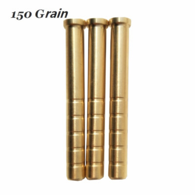  12pc Archery Arrow Brass Inserts Base 38-250gr Heavy Weight ID6.2mm Arrow Shaft