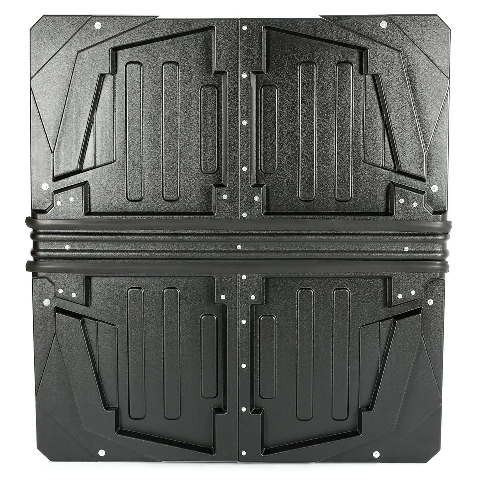 Para Polaris Ranger Crew 800 techo rígido negro ABS techo 4 piezas 2010-2014 Foto 3 de 4