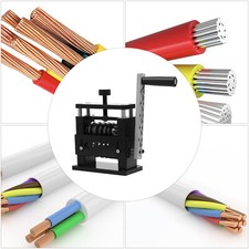 6 Holes Manual Cable Wire Stripping Machine Manual Wire Stripping Tool Black