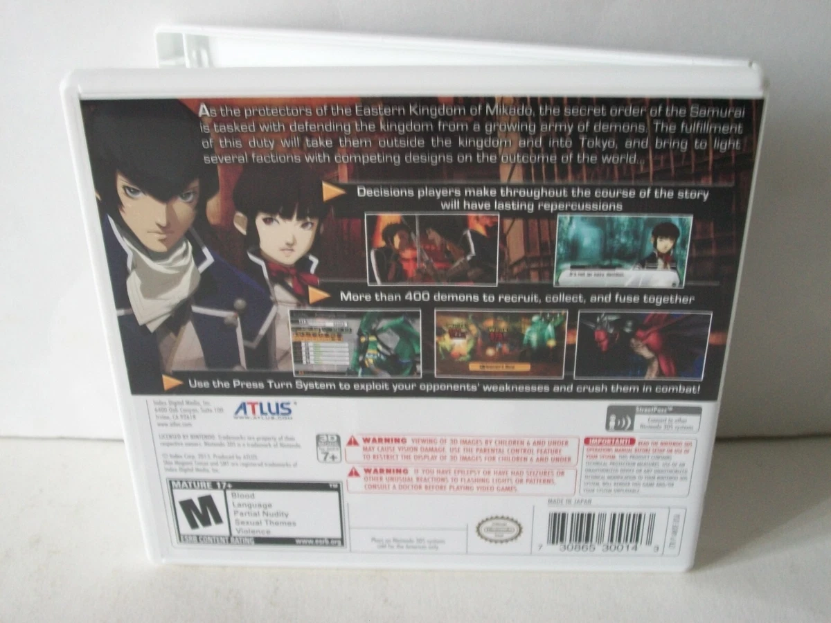 Shin Megami Tensei V COVER ART: Replacement Insert & Case for Nintendo  Switch