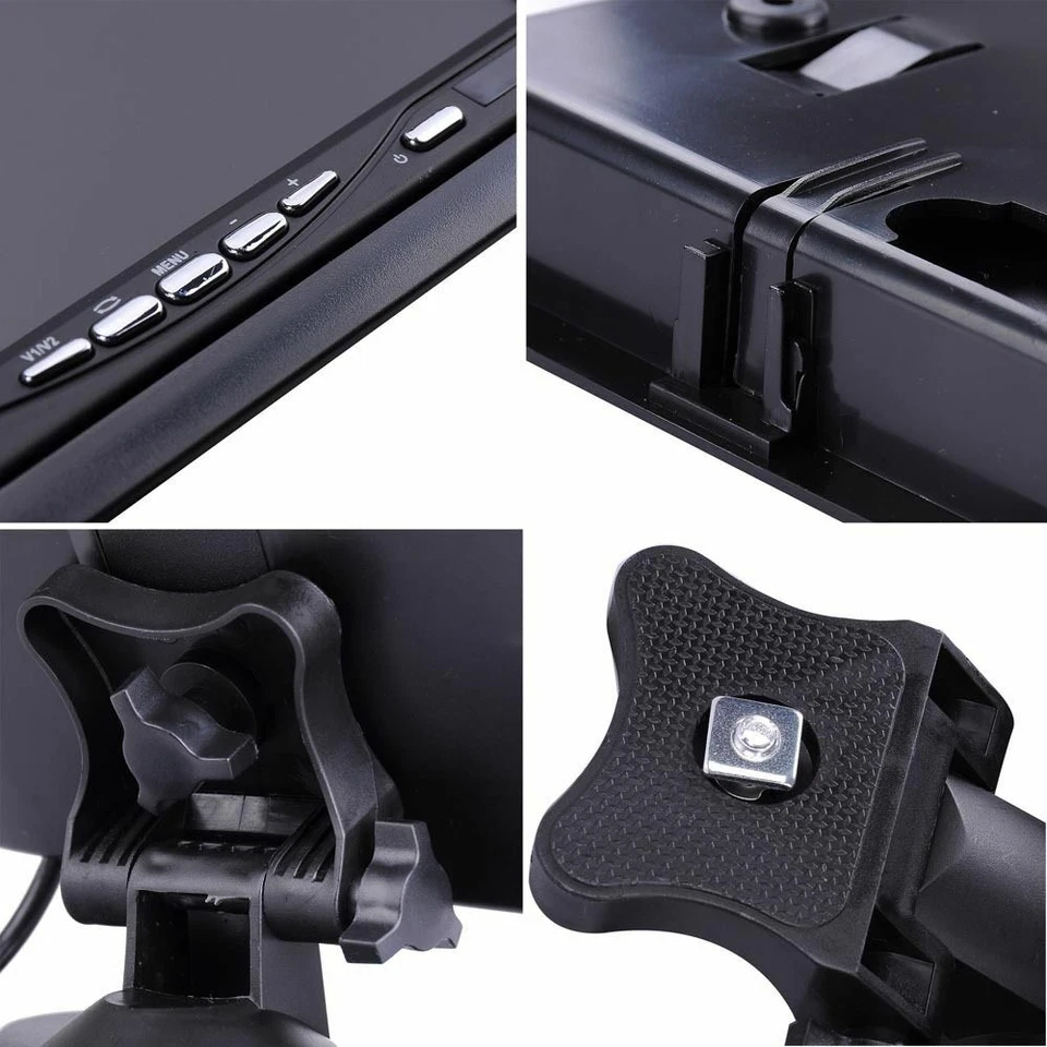 12V 24V 7 inch TFT LCD Color HD Monitor for Car CCTV Reverse Rear View Screen - Image 4 of 4