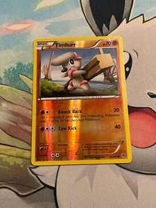 Pokemon Card TCG - Timburr - Black White Plasma Storm - 79/135 - Reverse Holo