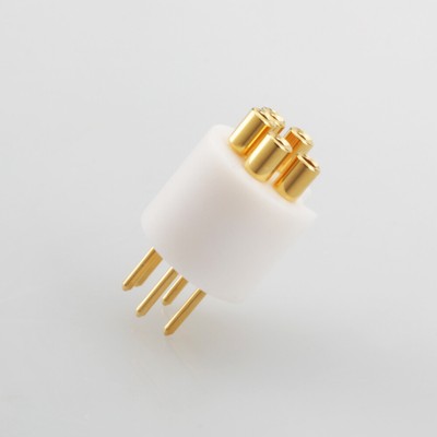 Viborg Pure copper MDIN MALE 5PIN TONEARM PLUG FOR REGA LINN ROKSAN PROJECT  