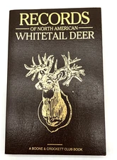 VTG Records of North American Whitetail Deer Boone & Crocket Club Book 1987 1st