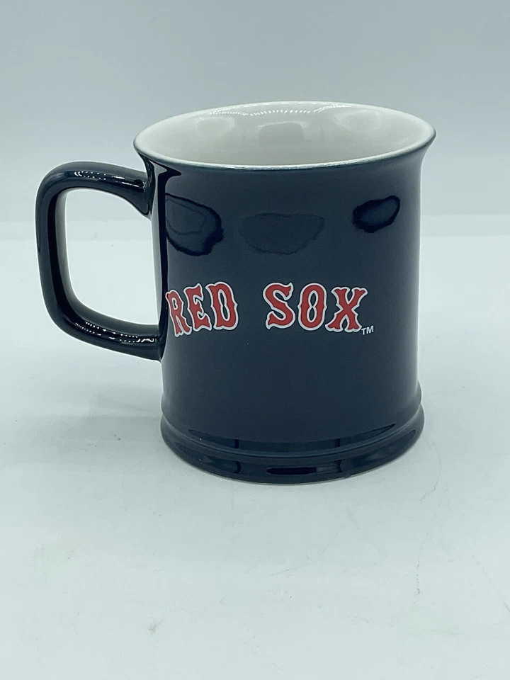 Boston Red Sox Mug Coffee Tea 3D Logo Baseball MLB Collectible Blue and Red - Image 3 of 4