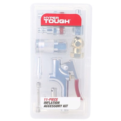 11-Piece Portable Inflation Steel Accessory Kit for Air Compressors